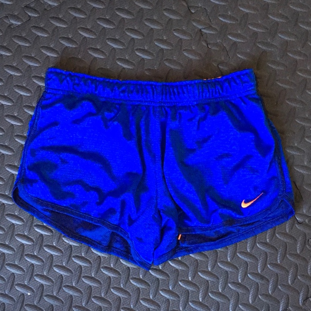 Blue Nike shorts